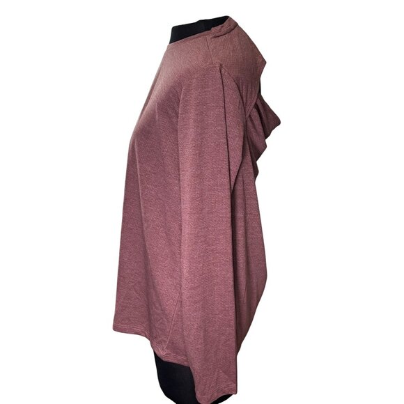 Xersion Womens Anti-Odor Long Sleeve Top With Drape Back - Large - Picture 2 of 9